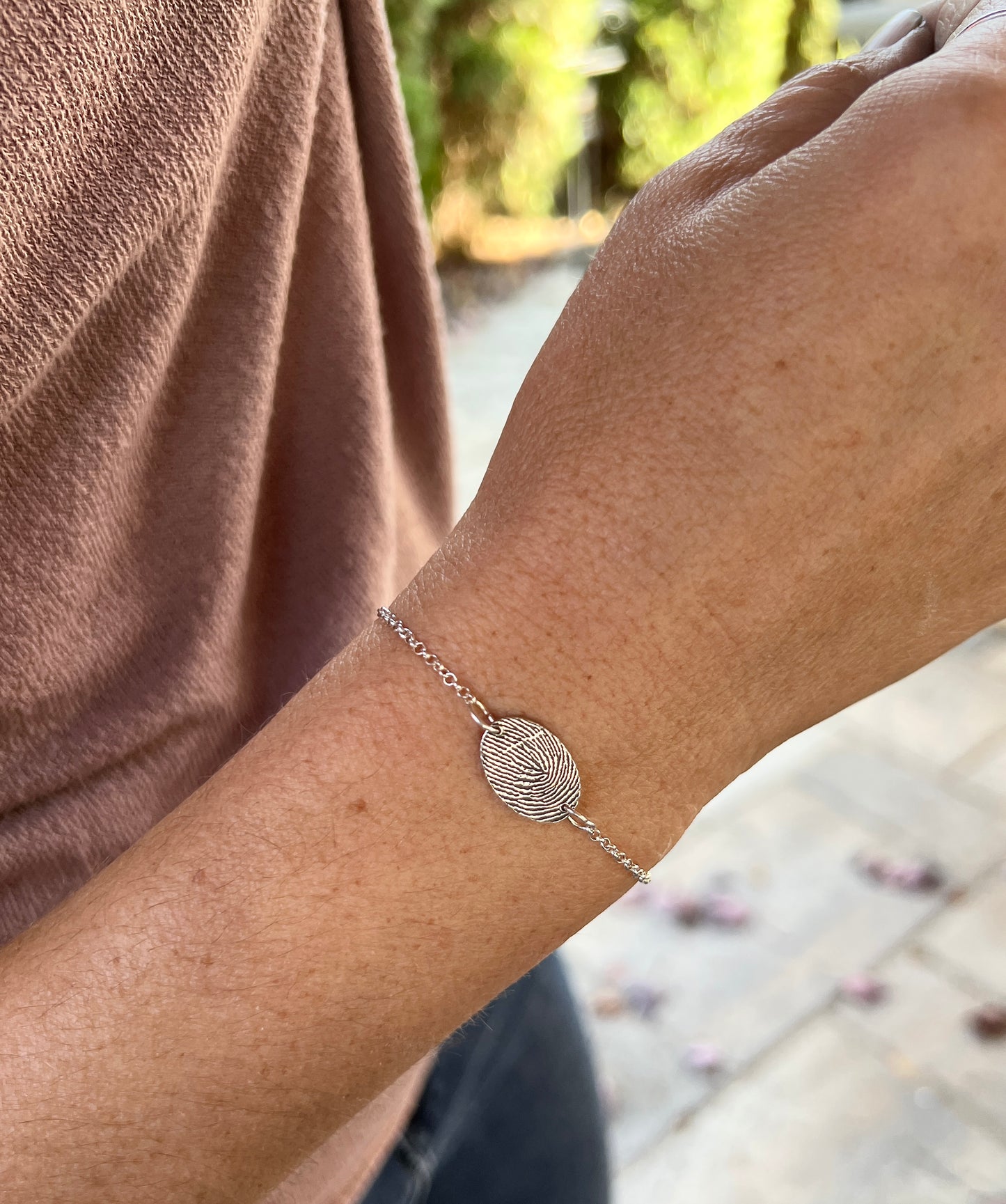 Adjustable Fingerprint Bracelet