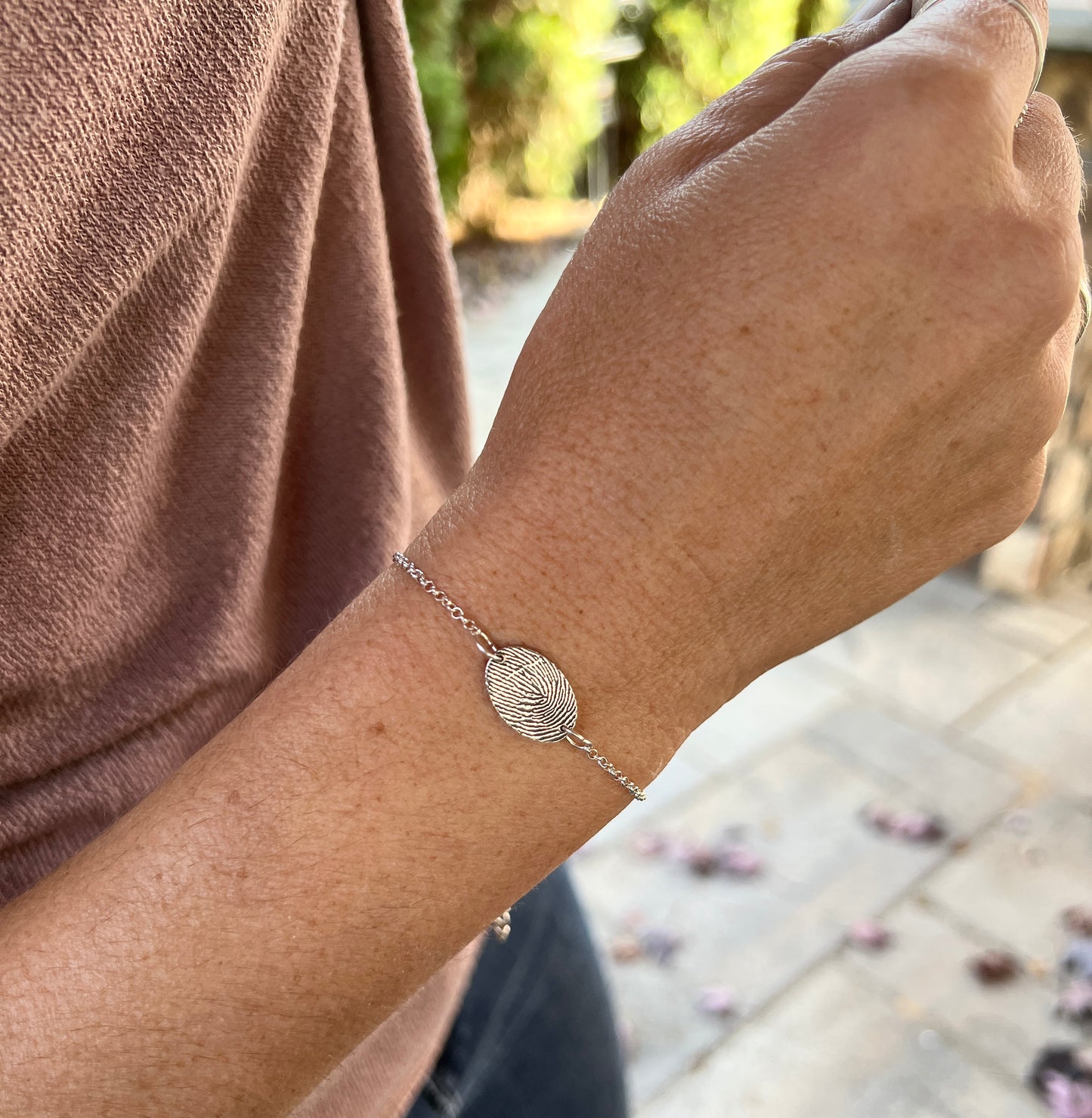 Adjustable Fingerprint Bracelet