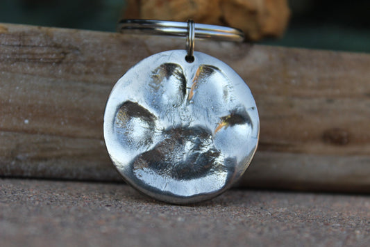Full Paw Print Keychain