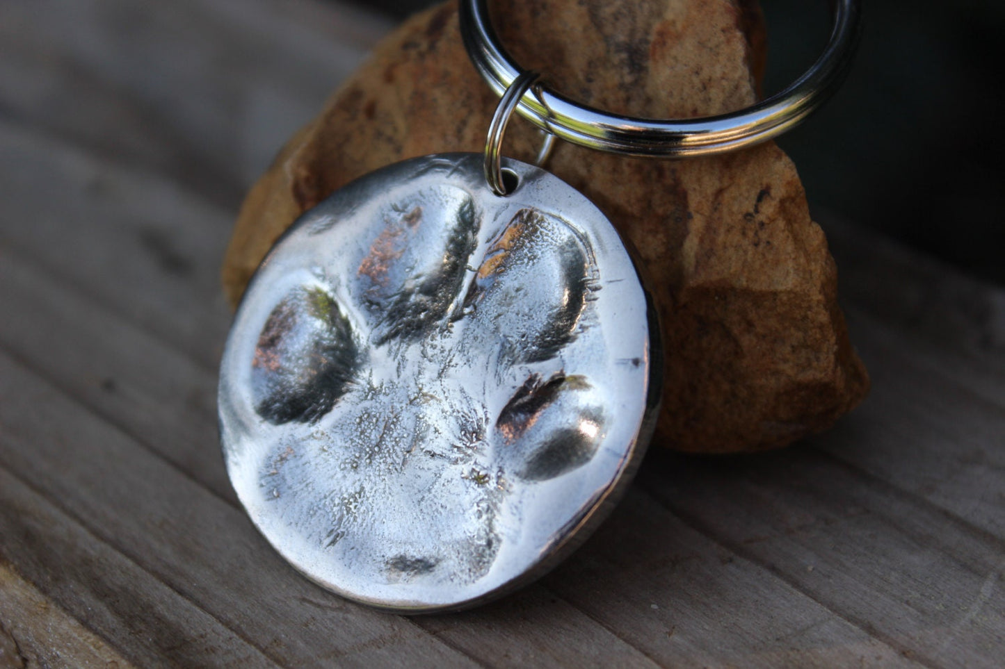 Full Paw Print Keychain