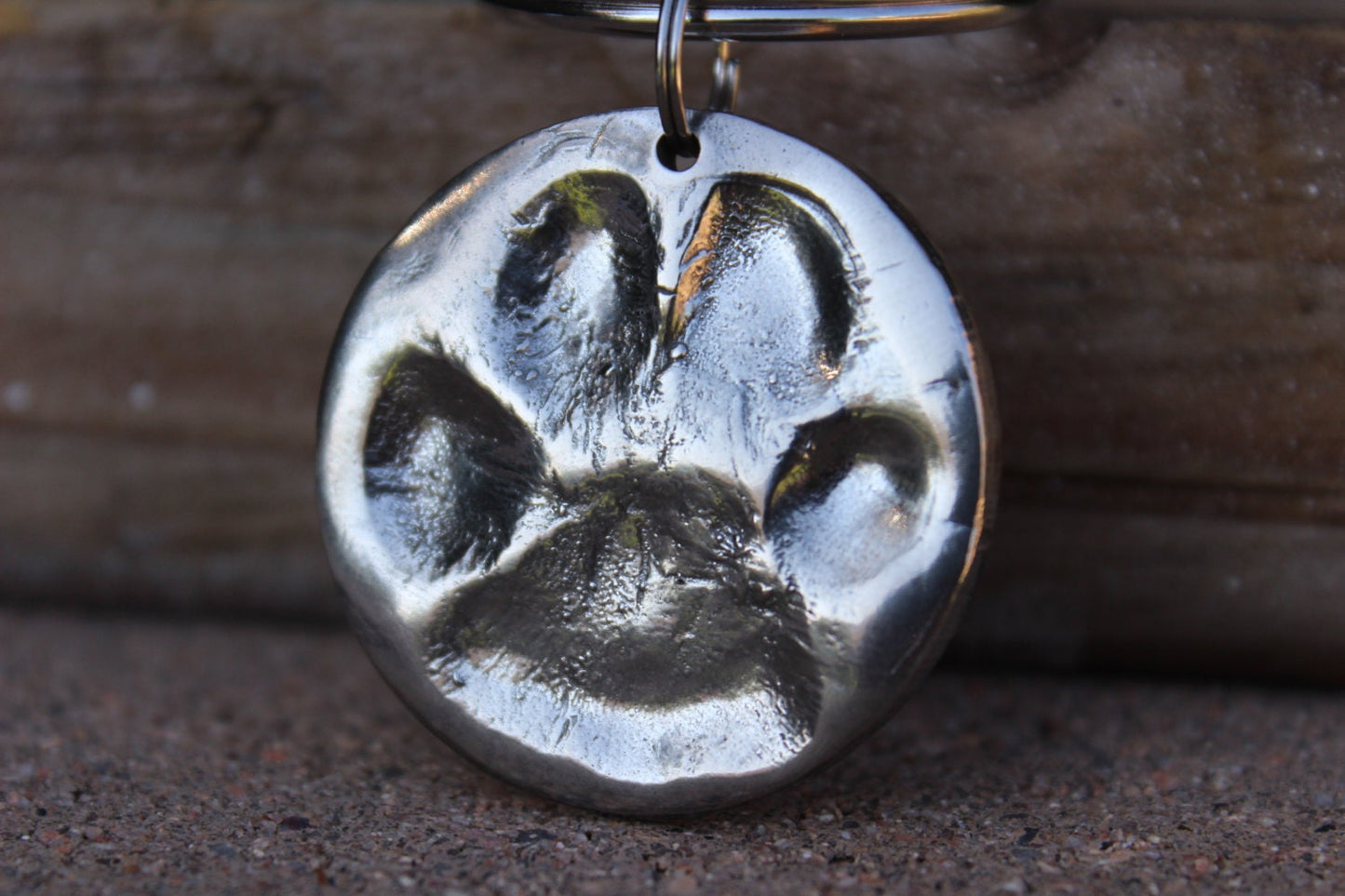 Full Paw Print Keychain