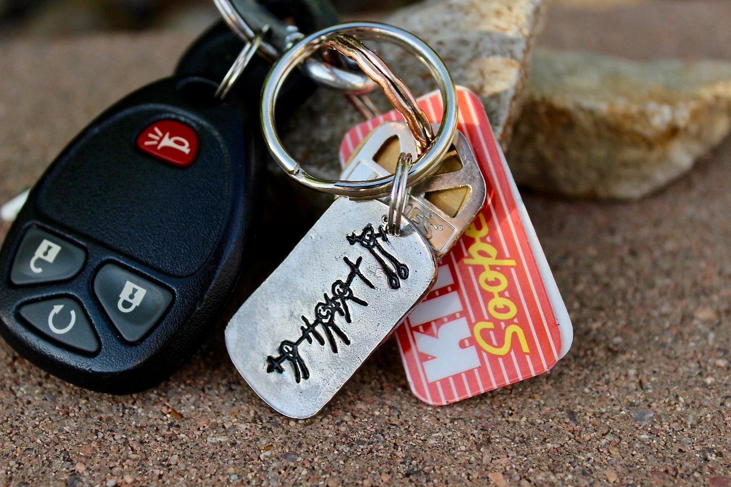 Child's Artwork Keychain