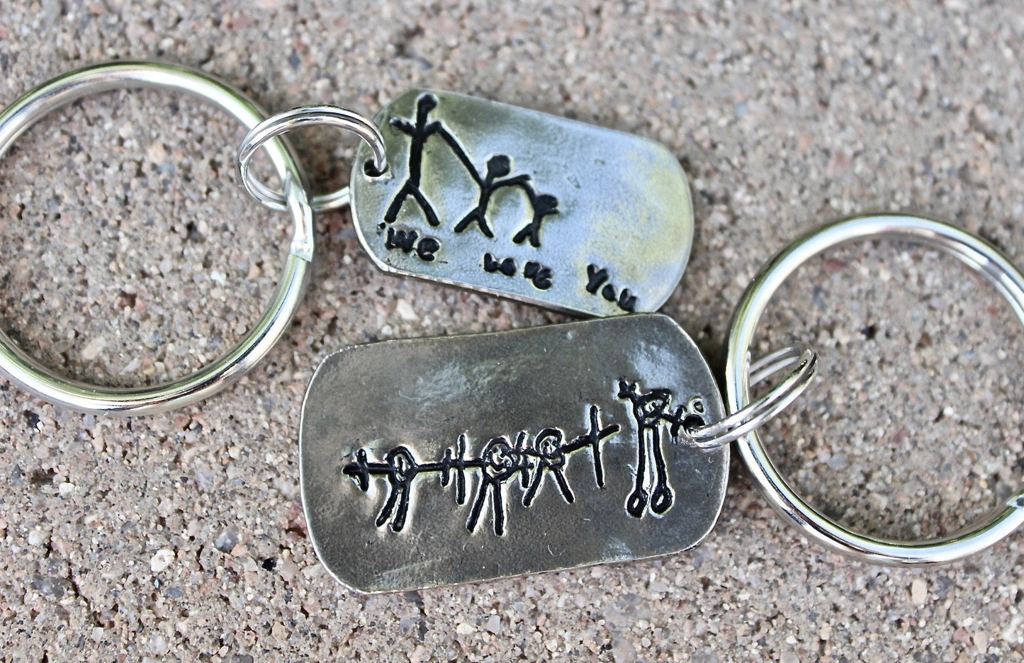 Child's Artwork Keychain