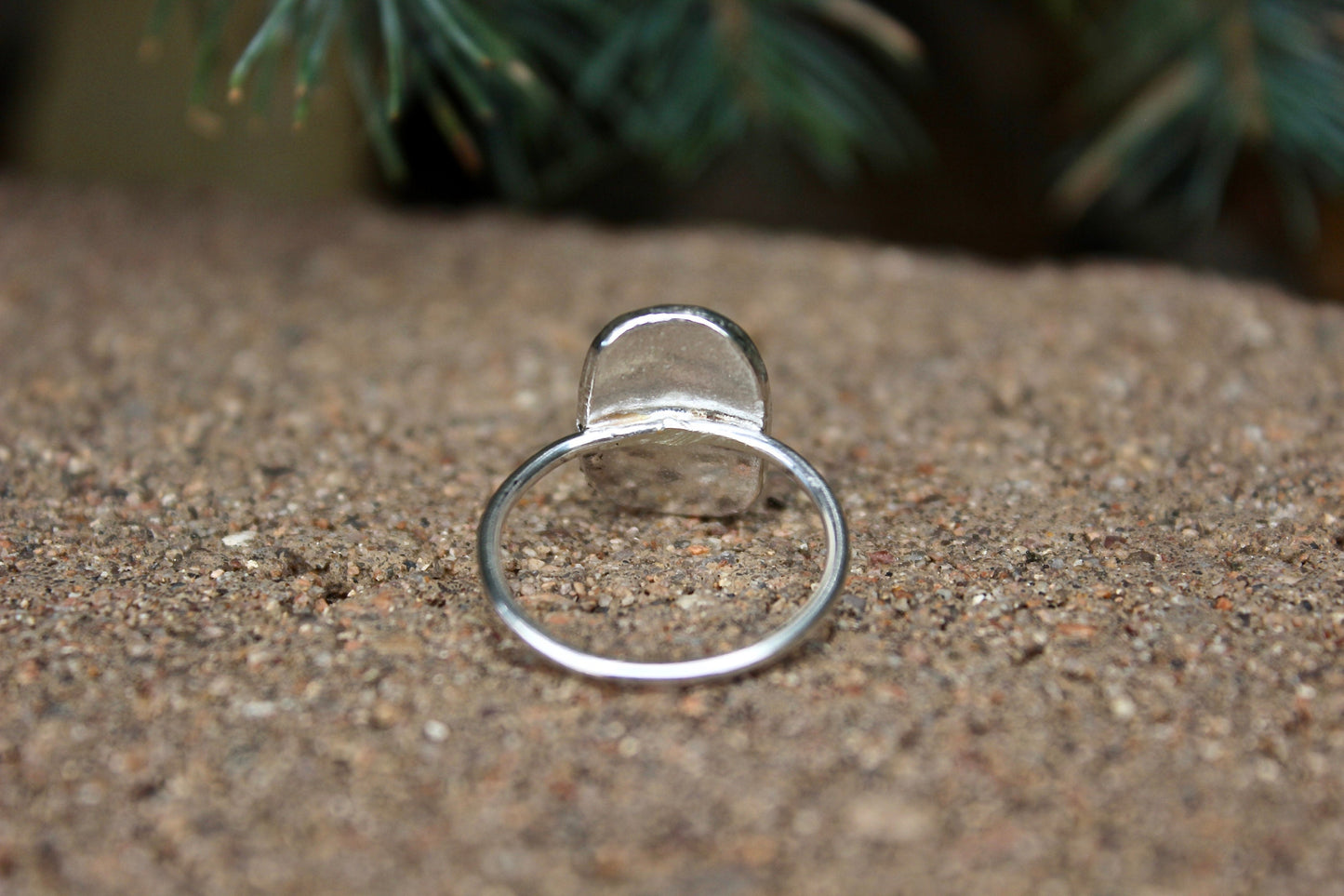 Oval Fingerprint Ring