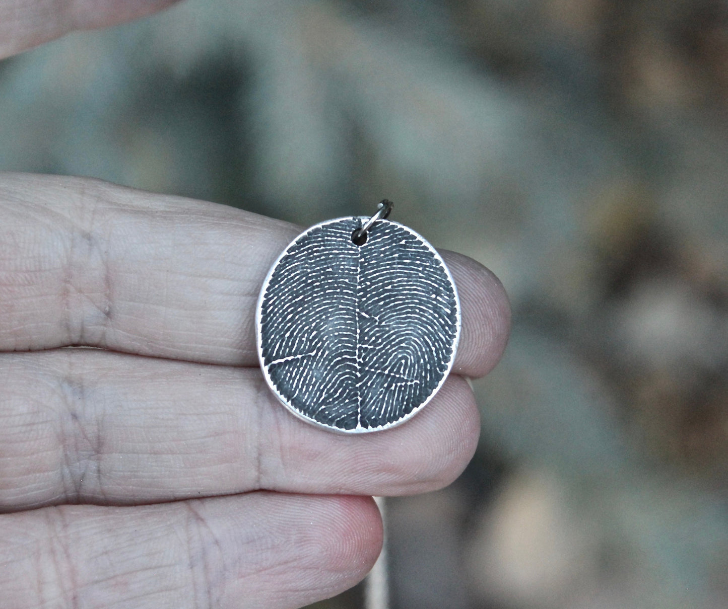 Two Fingerprint Necklace