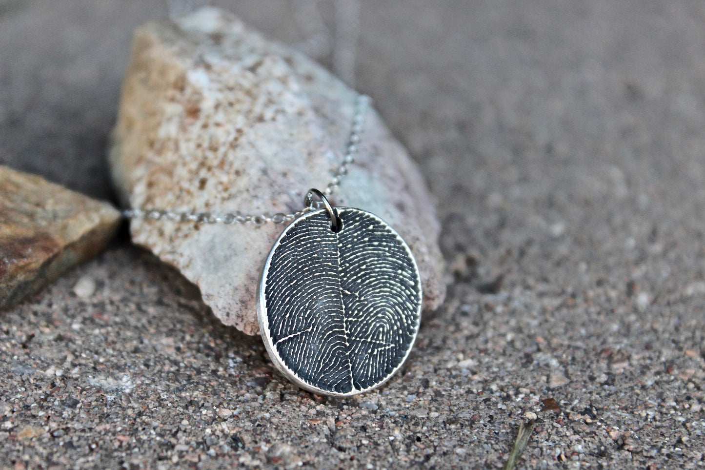 Two Fingerprint Necklace