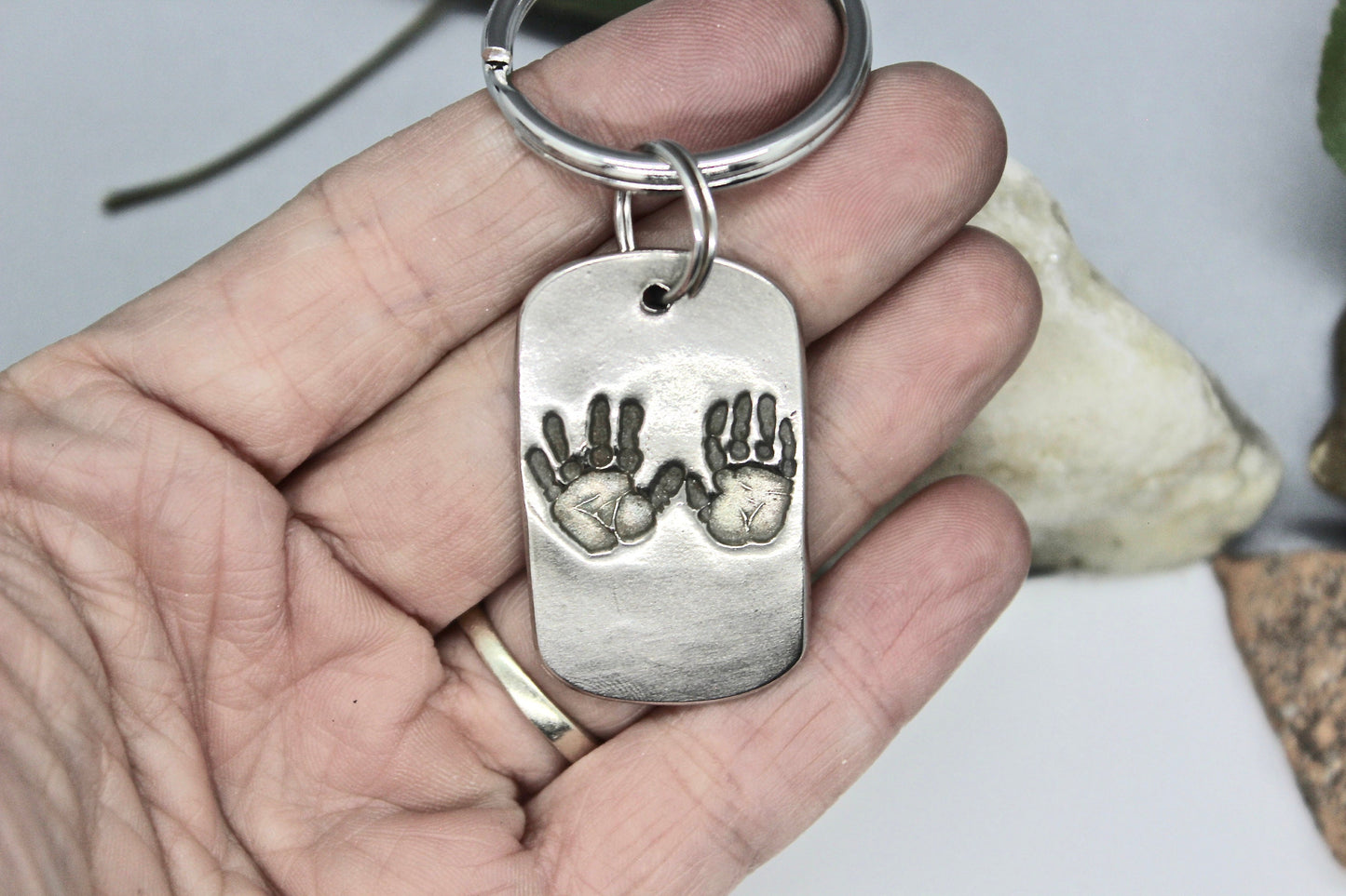 Handprints Keychain