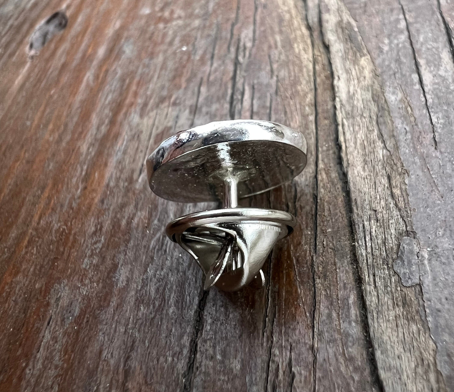 Fingerprint Lapel Pin in Sterling Silver