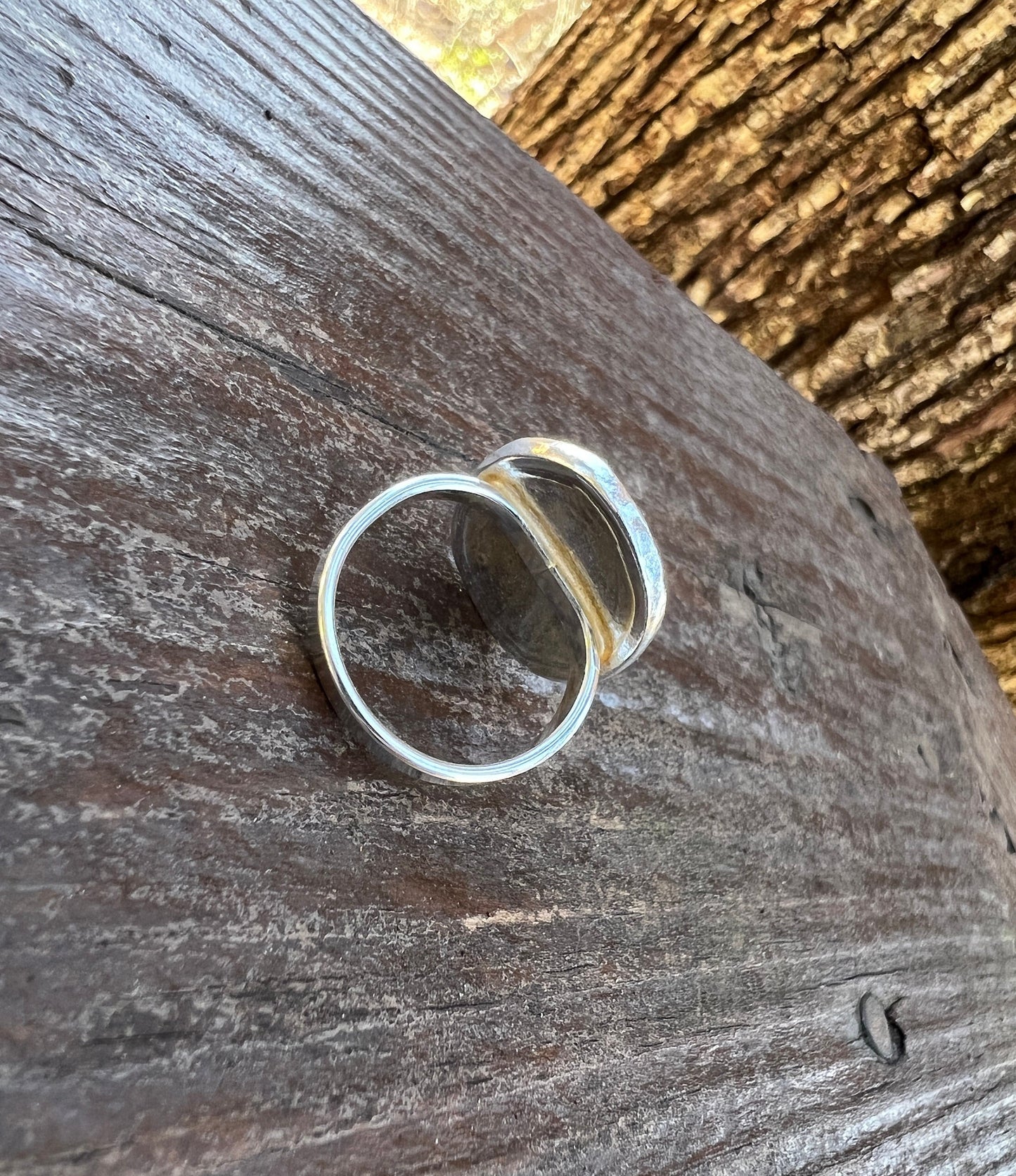 Full Fingerprint Solid Sterling Silver Ring