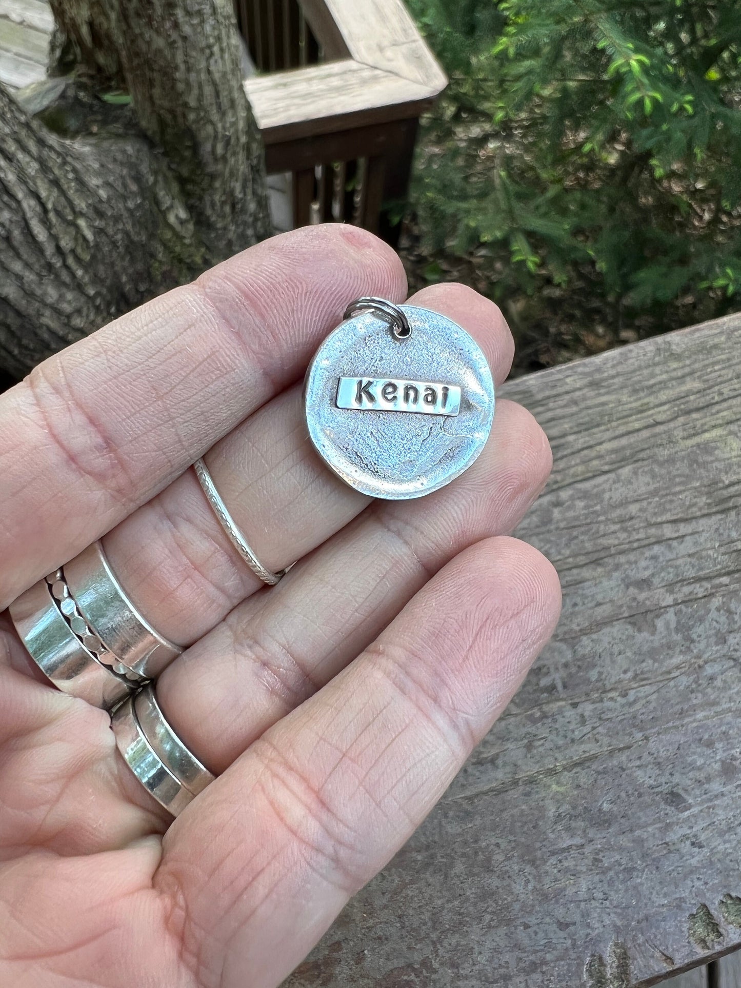 Real Dog Nose Print Charm