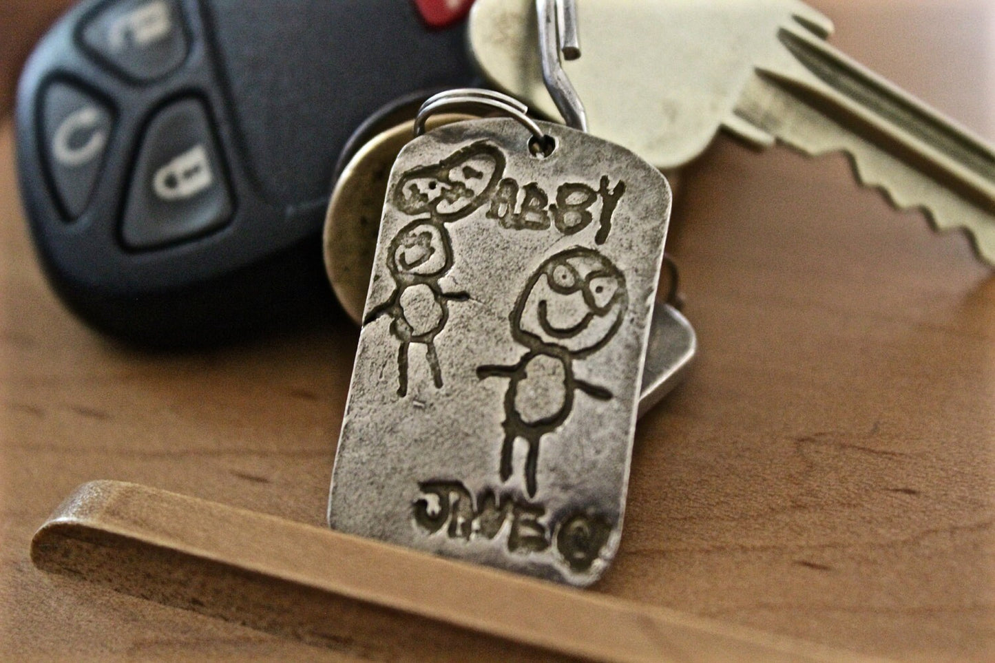 Child's Artwork Keychain