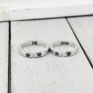 Big Little Sister Ring Set