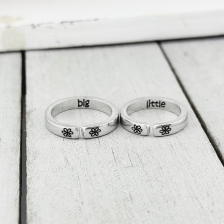 Big Little Sister Ring Set