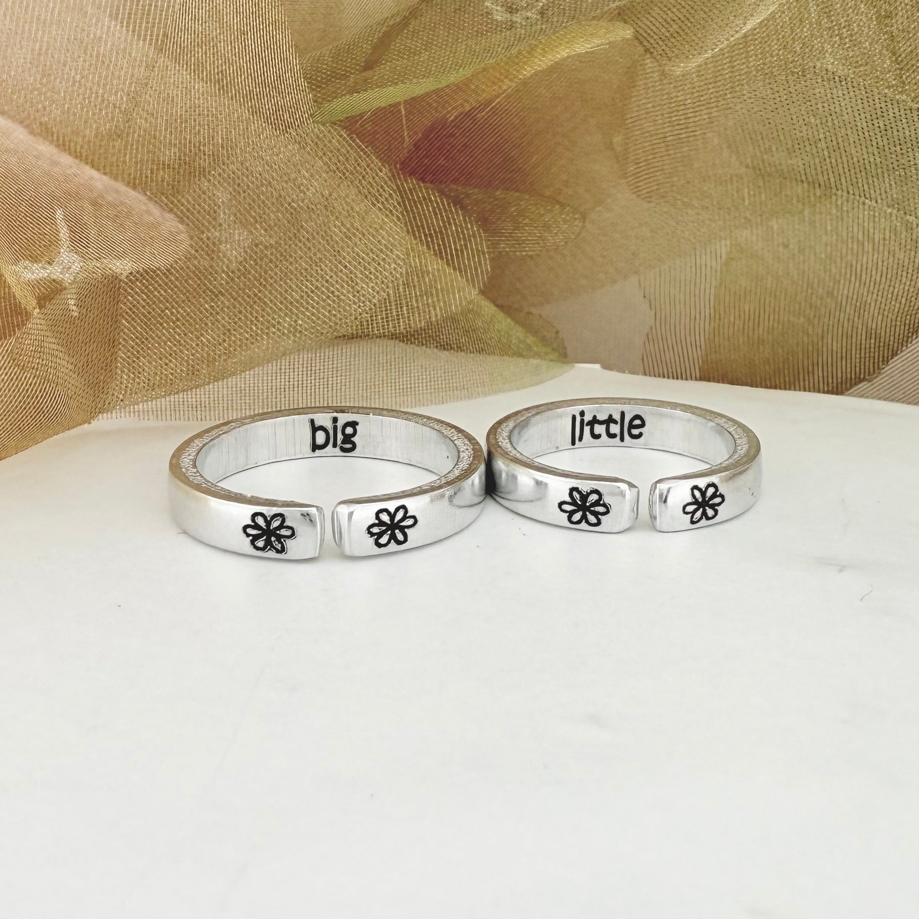 Big Little Sister Ring Set