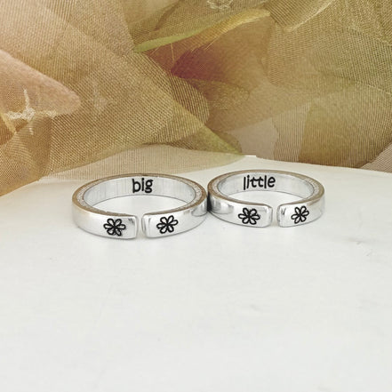 Big Little Sister Ring Set