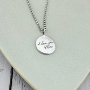 Sterling Silver Handwriting Charm