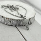 Small Silver Fingerprint Cross Memorial Pendant