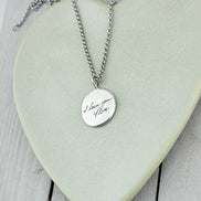Sterling Silver Handwriting Charm