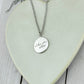 Sterling Silver Handwriting Charm