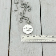 Sterling Silver Handwriting Charm