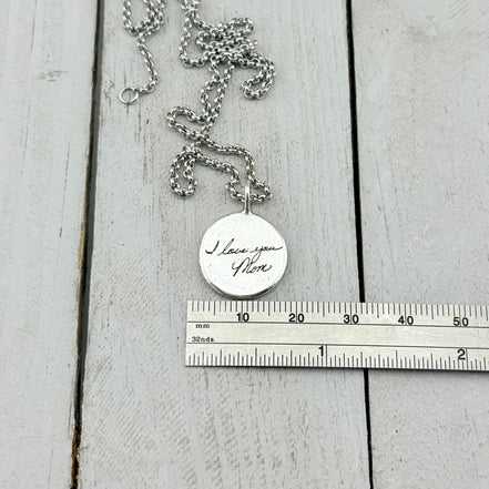 Sterling Silver Handwriting Charm