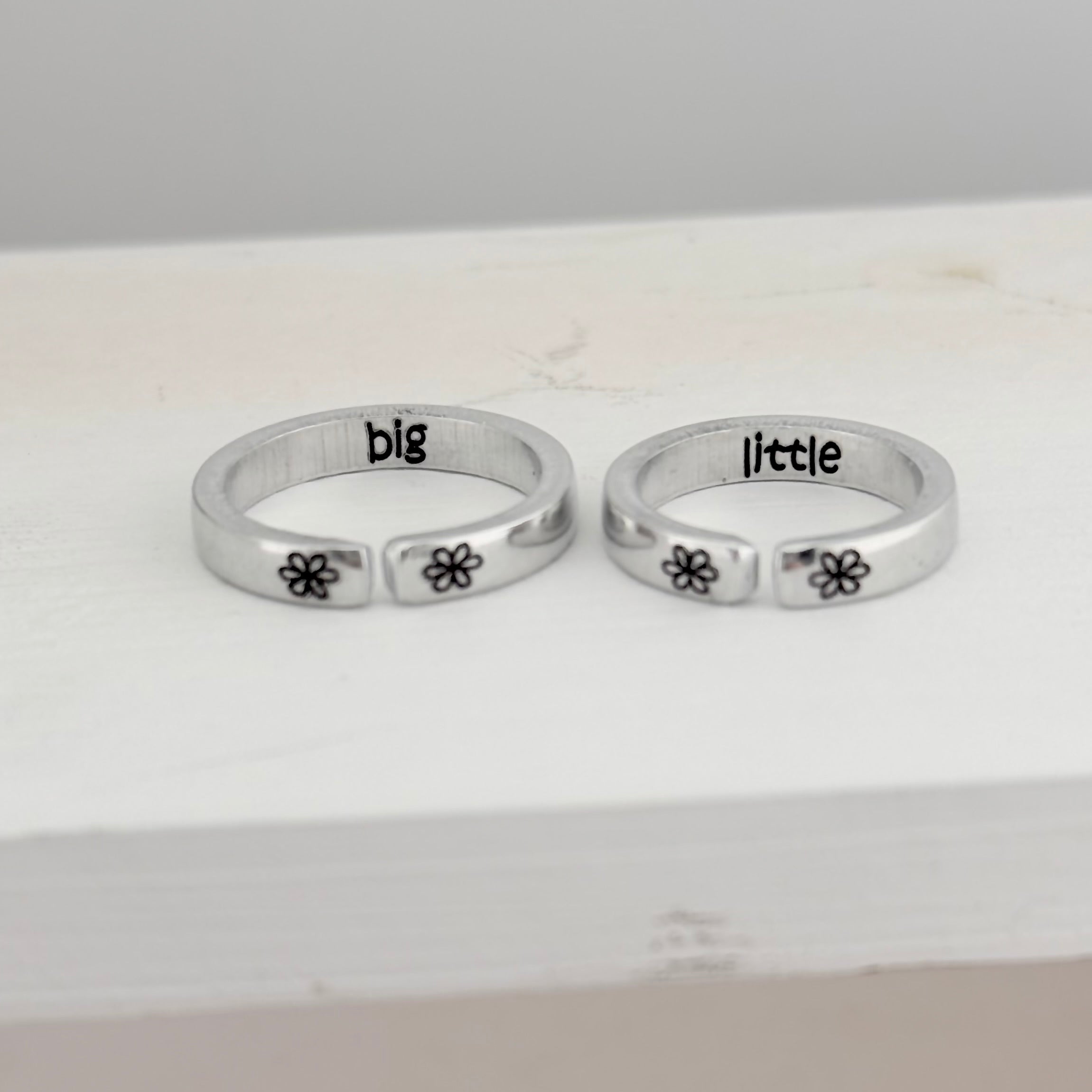 Big Little Sister Ring Set