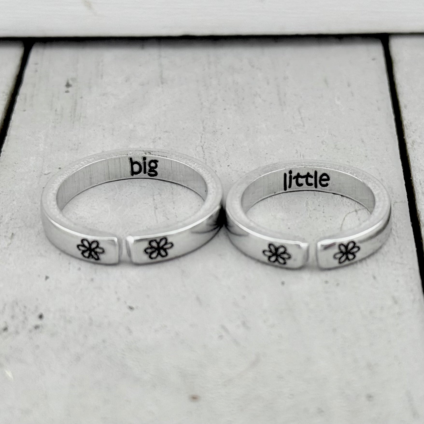 Big Little Sister Ring Set