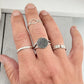 Pure Silver Memorial Fingerprint Ring