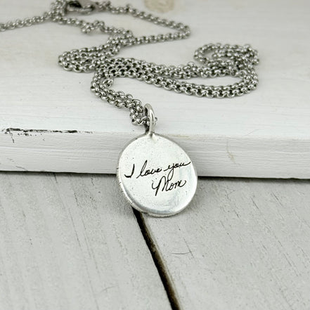 Sterling Silver Handwriting Charm