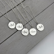 Sterling Silver Handwriting Charm