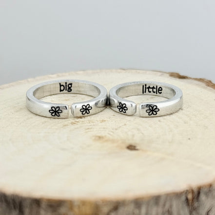 Big Little Sister Ring Set
