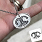Dog Nose Charm, Real Animal Nose Charm Necklace in Sterling Silver, Oval Shape