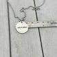 Real Paw Print Charm Necklace in Sterling Silver
