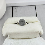 Pure Silver Memorial Fingerprint Ring