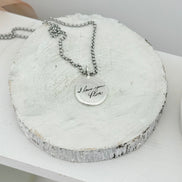 Sterling Silver Handwriting Charm