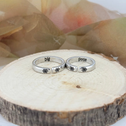 Big Little Sister Ring Set