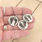 Footprint Charm in Solid Sterling Silver
