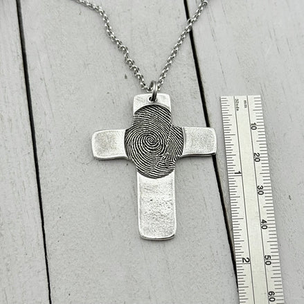 Solid Silver Cross Pendant