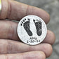 Footprint token, coin, golf placeholder