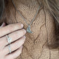 Silver Moon Fingerprint Pendant, Fingerprint deeply engraved in pure silver with raised silver framing the fingerprint