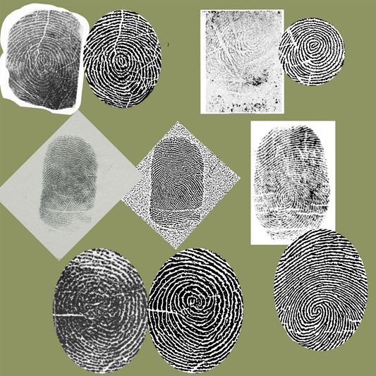 Fingerprint Image Cleanup (Digital PNG file)