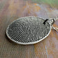 Fingerprint Necklace in Sterling Silver