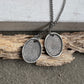 Fingerprint Charm in Sterling Silver with the Option for Handwriting on the Back