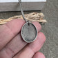 Fingerprint Charm in Oval or Teardrop Shape