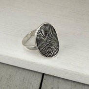 Full Fingerprint Ring