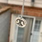 Dog Nose Charm, Real Animal Nose Charm Necklace in Sterling Silver, Oval Shape