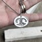 Dog Nose Charm, Real Animal Nose Charm Necklace in Sterling Silver, Oval Shape