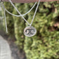 Dog Nose Charm, Real Animal Nose Charm Necklace in Sterling Silver, Oval Shape
