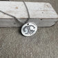 Dog Nose Charm, Real Animal Nose Charm Necklace in Sterling Silver, Oval Shape