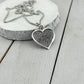 Heart Shaped Fingerprint Charm